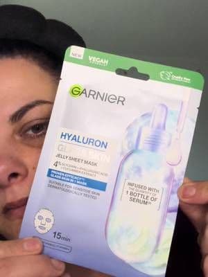 Garnier Hyaluron Glass Skin Jelly Sheet Mask ✨ This is Hydrating jelly sheet mask.Delivers deep hydration, plumps skin, creates a smooth, dewy "glass skin" glow. ✨ What I loved: • Super soft, jelly sheet that fits my face perfectly • Packed with lots of cooling, lightweight serum • Leaves skin with that smooth, dewy glass-skin glow • No sticky residue – sinks in fully in minutes • Gentle, no irritation even on my sensitive skin #ad #jellyglasskin @Garnier UK #lorealistaruk #skincare