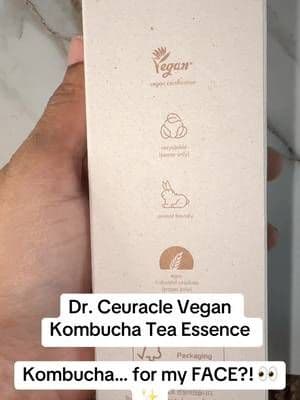 Dr. Ceuracle’s Vegan Kombucha Tea Essence gives skincare that milky, glowy essence moment while adding hydration to your routine. 🤎✨ K-beauty knows how to keep things interesting. #DrCeuracle #KombuchaEssence #KoreanSkincare #GlowySkin #TikTokShop