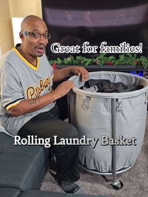 Rolling laundry basket @SONGMICS HOME #creatorsearchinsights #tiktokshopblackfriday #tiktokshopcybermonday #tiktokshopcreatorpicks #songmicslaundrybasket