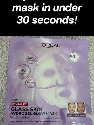 #AD Thank you @LoREal for selecting me to try the Revitalift Glass Skin Hydrogel Mask. What a treat, just to sit and relax for 90 minutes. I’m sure I could have done other things, but took this opportunity to relax and just be! Swipe and see my video that shows over 90 minutes all the goodness leaves the mask and goes into your skin. Leaving your mask see through and your face glowing! Lovely to give yourself a relaxing home treatment 🥰 #LorealistarUK #LorealistarUKhydrogelmask #glassskin #skincare