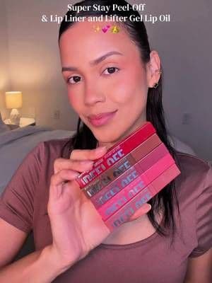 Super Stay Peel-Off Lip Liner y Lifter Gel ✨ @Maybelline NY me envió este kit para labios y Dios mío los amoo huelen riquisimo de paso 😍 #GiftedByMaybelline #maybellinelippies