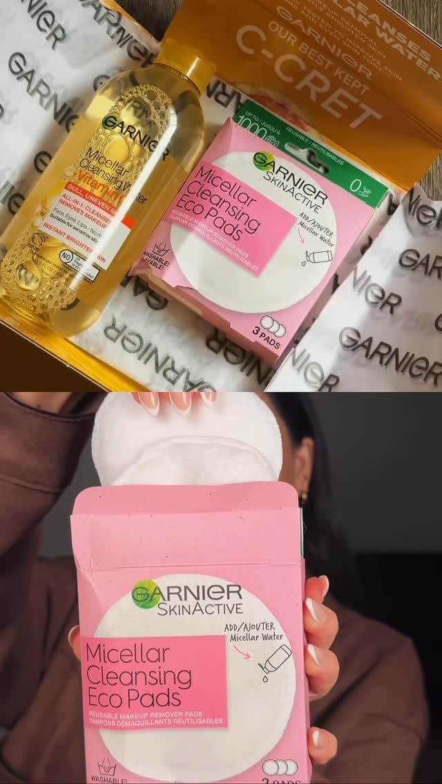 #GiftedByGarnier @garnierusa
Mi dúo favorito para limpiar la piel sin drama 🌿✨ El agua micelar de Garnier con Vitamin