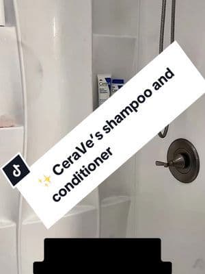 💦 CeraVe shampoo and conditioner are soft, moisturize without drying out and care for the scalp with ceramides and hyaluronic acid. Ideal for hair and sensitive skin. 💧🧴 #complimentary #CeraVeHairCare #GiftedbyCeraVe #Ad @influenster @Cera V