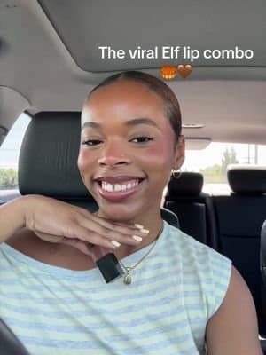 Trying the viral elf lip combo @e.l.f. Cosmetics #makeup #lipcombo #tiktokshop
