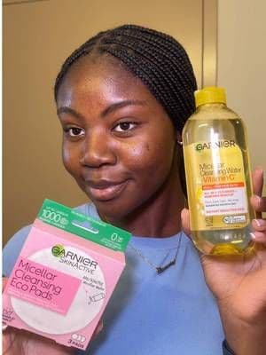 Garnier Vitamin C Micellar Cleansing Water, Product Review☀️ @GARNIER @L’Oréal Paris • • #GiftedbyGarnier #garniermicellarwater #garniermicellar #micellarwater #productreview