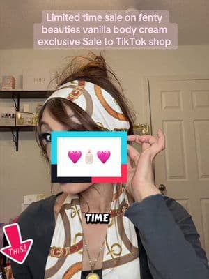 Available now, all of your Fenty, beauty, body essentials, vanilla cream, body, butter, hydrating, and moisturizing long lasting incredible scent #TikTokShopCreatorPics #FentyBeauty #FentySkin #VanillaDream #tiktok#tiktokshopstockup @Fenty Beauty @Fenty Hair @Fenty Skin