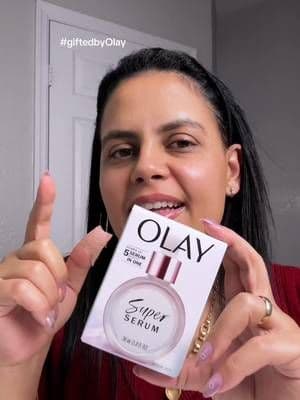 #giftedbyOlay I was scared of mixing actives. My skin marks — one bit of irritation turns into a dark spot that sticks around for months. So I'd buy a serum and then use it scared. One day on, three days off. Four bottles on my counter and no answers. The Olay Super Serum is five actives already formulated to work together: niacinamide, vitamin C, vitamin E, collagen peptide and AHA. One bottle, one step, no layering guesswork at eleven at night. Lightweight texture, absorbs fast, moisturizer goes right on top. Olay says it's the number one serum in awards with over 4,000 five-star reviews. That's their argument. Mine is simpler — it's one step, and one step I can keep up with. @Olay Skin Care