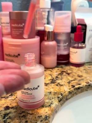 My mature-skin makeup prep works best when every skincare layer is light and fully absorbed. #GRWM #MatureSkinMakeup #MedicubeSerum #Over40Beauty #tiktokshop