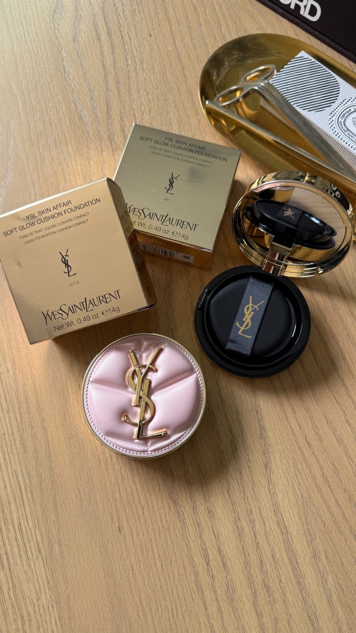 trying the new @yslbeauty cushion foundation #giftedbyyslbeauty #yslbeauty #yslskinaffair #newmakeup