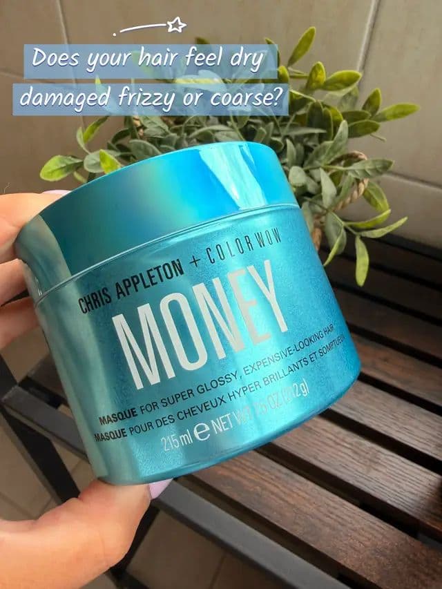 I use this hair mask once a week and a leave on for 3 to 5 minutes, depending on how my hair is feeling, but I have definitely noticed an improvement in the coarseness and frizziness of my own hair after using this product go and read the reviews - they’re insane. ##colorwow##hairmask##frizzyhair##hairtransformation##TikTokMadeMeBuyIt