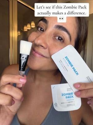 Let’s put the viral SKIN1004 Zombie Pack to the test 🧟♀️👀 From application to that crazy tightening effect… here’s what my skin looked like after! ✨ Would you try this one? @SKIN1004 US #SKIN1004 #tiktokshopcreatorpicks #koreanskincare #centella #skincare