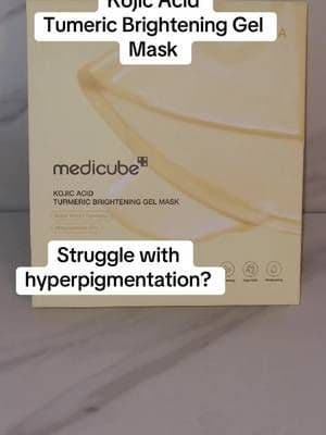 Medicube Kojic Acid and Tumeric Brightening Gel Pack #medicube #skincare #ampoule #tumeric #tiktokshop