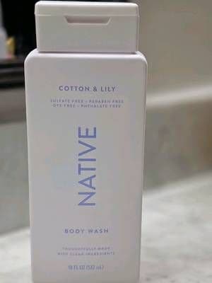 I really like this body wash! The Cotton & Lily scent smells so good , fresh and clean without being overpowering. It lathers up nicely, so a little goes a long way, and it leaves my skin feeling soft and refreshed. I also appreciate that it’s sulfate free, paraben free, dye free, and made with clean ingredients, which makes me feel good about using it every day. Definitely a great choice if you want something gentle but effective. disclosure: it was gifted to me by Native and Influenster for my honest review. Thank you @Native and @influenster #complimentary #GiftedbyNative #cottonlilybodywash