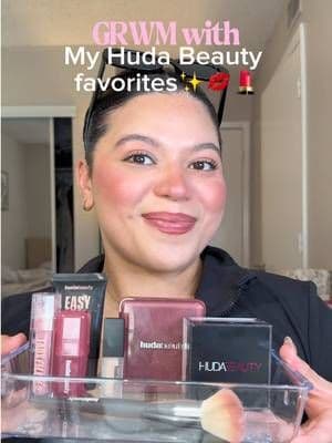 GRWM with my FAV from @Huda Beauty 🤩💋🛍️💄 #AD #hudabeauties #hudabeauty #makeup #shopnow