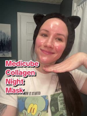 Added @medicube global collagen night wrapping mask to my evening skincare routine & my mind was blown 🤯 #medicube #medicubeskincare #skincaretiktok #skincaremask #tiktokshoploveatfirstfind
