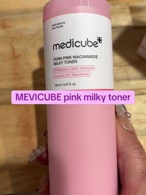 It’s finally here I am so excited #MEDICUVE #PinkMilkyToner #MilkyToner #PinkToner #SkinCare #SkinCareForAll #SkinCare #SkinCareForMatureSkin #Hydrating #Luxury #Quality #TikTok #TikTokShop #TikTokCreator #OnlyOnTikTok #GlowingSkin #SpringSummer#Hydrating @medicube global