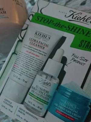 The night before a big event! Using these products for a skincare moment. Prepping my skin for the big even! Kindly gifted by @Kiehlsuki @Garnier @CeraVe UKI @L'Oréal Paris UK #lorealistarukbeautyprep #ad #LorealistarUK #skincareroutine