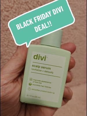 #tiktokshopblackfriday #ttstakeover #divi #hairloss #hairthinning