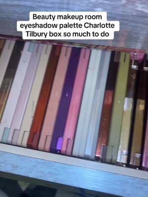 Still working on the beauty room working on eyeshadow palette in Charlotte Tilbury box #BeautyRoom #EyeshadowPalette #CharlotteTilbury #CharlotteTilburyBox #Beauty #Makeup #MakeUpDolls #MakeupQueens #EyeshadowPalettes #TikTok #TikTokShop #TikTokCreator