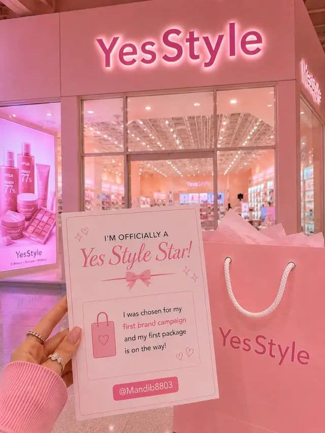 ๐ธ So excited to be a @YesStyle Star!โญ๐ฉท I was already chosen for my first brand campaign and my first package is on the way! ๐๐ ๐ท Here is my link! ๐ https://ystyle.co/8DWzU ๐ Use code: MANDIB8803 ๐ #yesstyle ๐๏ธ #yesstylestar โญ #complimentary ๐ #gifted ๐ #mandib8803๐