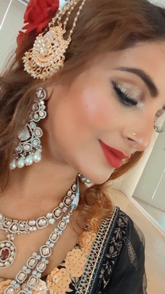Fashion Show by @couturenims ....showcasing these amazing pieces of Jewelry at Choki Dhani event ❤️🌟 Paired it with thi