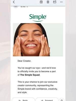 Thank you so much @Simple UK ✨💚🥰 #SIMPLESQUADUK #SIMPLESQUADUKLAUNCH #AD