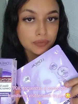 Kit L’Oréal Paris Revitalift Glass Skin #LorealParis #GlassSkin #Revitalift #PielDePorcelana #TikTokShop ✨