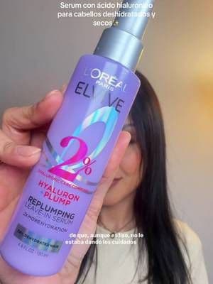 #GiftedByLOrealParis ✨ Entre unas de las rutinas que hago ahora para cuidar mi cabello, uso serums para hidratarlo y estuve probando el Hyaluron Plump Serum de @loréal paris usa que contiene 2% de ácido hidráulico que proporciona hidratación al cabello, se siente más brillante y visiblemente más saludable. Lo puedes usar todos los días con el cabello húmedo o seco✨🙌🏻 #haircare #cabelloliso #cabellosaludable #acidohialuronico