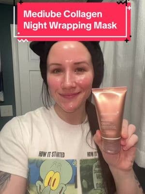 Adding this collagen mask to your night time routine is a game changer. No gate keeping over here 🤝 #medicubeskincare #collagenmask #nighttimeskincareroutine #tiktokshopcreatorfinds