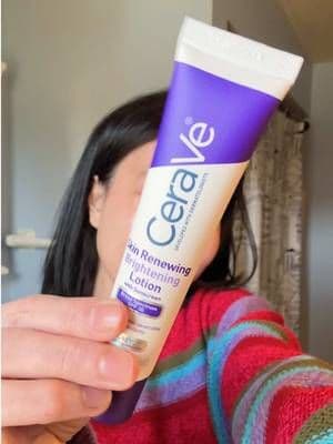 Trying the NEW @CeraVe Skin Renewing Brightening Lotion SPF30 . Okay this is my New favorite sunscreen, I already loved their original SPF 30, but this new #CeraveBrighteningLotion instantly caught my attention, it packed with Melasyl technology, Niacinamide & SPF30 to help target dark spots and uneven skin tone, it’s pretty amazing for my acne skin! . It feels lightweight, blends invisibly, and keeps my skin hydrated all day long, this one is definitely a must-have skincare product!✨ . Have you added this to your routine yet? . #giftedbycerave #darkspot #spf30protection #glowskin