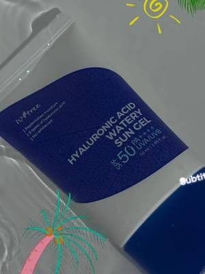Here is one of my favourite summer ☀️ sun watery gel from @isntree. This Watery Sun Gel is perfect for people with high