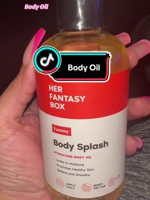 herfantasybox Body Splash Skin Smoothing oil #blackfriday #tiktokshop #bodyoil #herfantasybox #tiktokshopblackfriday