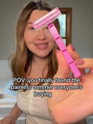 POV: you finally found the painless trimmer everyone’s buying ✨ No more razor bumps, cuts, or painful waxing 😩 This electric trimmer gives smooth skin in minutes and is perfect for quick touch-ups at home or on the go. If you’ve been searching for a painless hair remover that actually works… this is it 👀✨ #e#electrictrimmerh#hairremovert#tiktokshopfindsb#beautyhackssmoothskin