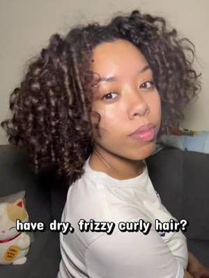 this @GARNIER fructis sleek & shine anti-frizz serum has been a staple in my family for YEARS 😩 i forgot how GOOD she was. 💘 what’s a product that you’re using to fight the frizz this summer? #curlyhair #curlyhairroutine #hairserum #tiktokshopfind #curlycommunity