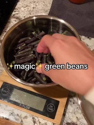 Green beans, but make them purple 💅🏻 @foodsaverbrand #preservingfood #greenbeans #homestead #gardening #gardenharvest #homesteadlife #gifted
