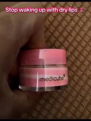 Dry, cracked lips don’t stand a chance. I’ve been using this every night and waking up with lips that actually feel soft and hydrated. This has become a permanent part of my bedtime routine. 💋✨ #Medicube #LipMask #DryLips #TikTokShop