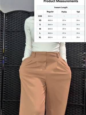 High Waisted Plicated Side Pocket Wide Leg Solid Palazzo Waffle Casual Pants @Halara_official #halara #halarawidelegpants #tiktokshop