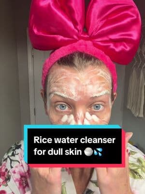 If your skin looks dull and tired, try a rice water cleanser 🍚✨ This @The Face Shop US Korean face wash cleanses without leaving my skin feeling stripped and leaves my skin looking brighter and refreshed. #tiktokshopsummersale #koreanskincare #glowingskin #summerwins #weeklydeals rice water cleanser, rice water skincare, Korean skincare, Korean face wash, brightening cleanser, cleanser for dull skin, dull skin routine, glowing skin routine, brighter looking skin, hydrating face cleanser, gentle facial cleanser, cream to foam cleanser, Korean beauty products, skincare for women over 40, mature skin cleanser