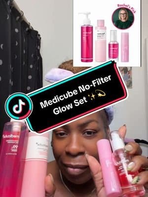 I didn’t know who Rachel was…but now I do! 💗💫 @medicube US Store @medicube global @Creatify #M#MedicubeR#RachelCBeeNoFilterGlowSet #MatureSkin #tiktokshopfalldealsforyou