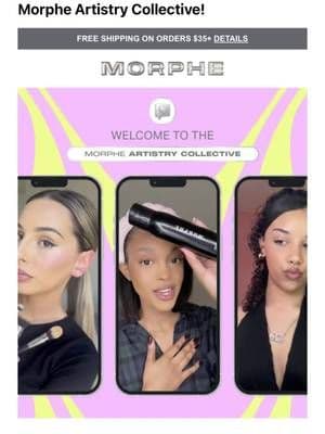 Accepted into MORPHE!!! You can now shop through my affiliate link and see my storefront and all my favorites!!! @morphe brushes #morphebabe #morpheartistrycollective @Morphe Cosmetics ⭐️https://community.morphe.com/s/melissaabarnes⭐️