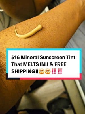 White cast? Dry & dusty finish? Not here. This mineral SPF from CeraVe comes in 3 tints—I got the darkest and it melts in like moisturizer 🙌🏾 $16 with free shipping? Say less. . . . #fyp #foryou #spfcheck #melaninskincare #tintedspf #abbydames #FunInTheSun #TikTokShopSummerTurnUp #Dealsforyoudays #superbrandday #IfYouKnowYouKnow #TikTokShopMemorialDay #TikTokShopRestock #tiktokshopcreatorpicks #Austininfluencer #Austincreator #Texasinfluencer #Texascreator #UGC #TikTokpartner #blacktiktok