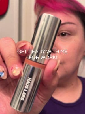 So late to posting my #grwm for work using @Haus Labs blush stick for a natural, glowy makeup look. This quick and easy routine is perfect for busy mornings, mature skin, and everyday makeup. Lightweight, blendable products that give a soft, natural finish without feeling heavy. #hauslabs #getreadywithme #greenish #tiktokshopsparkcreator @Gopure @Rare Beauty @KimChi Chic Beauty