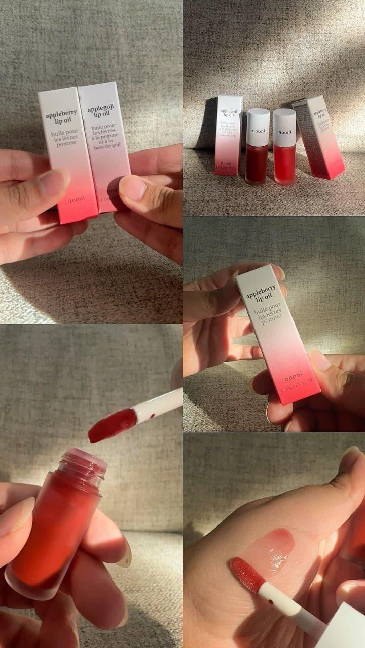 Shades:
Applegoji Lip Oil🫐
Appleberry Lip Oil🍓
@nooni_official
Click the link to order or check link in bio💖
htt