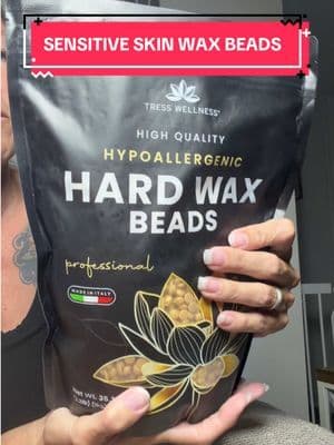 Need more wax beads; then get you some hypoallergenic beads from @Tress Wellness! This huge bag will last you! #hypoallergenic #wax #tresswellness #ad #waxing