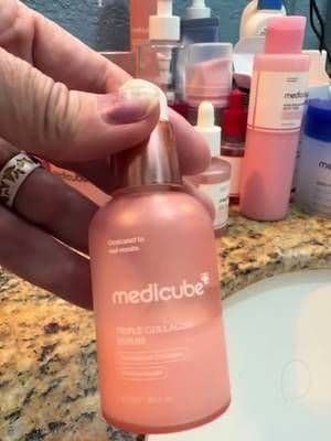 Texture matters because the product only works in my routine if I enjoy putting it on every day. #MedicubeSkincare #GlassSkinRoutine #SkincareDemo #HealthyGlow #tiktokshop
