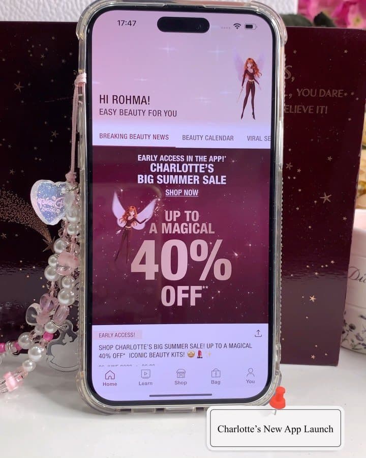Sweeties, the recently launched new app from Charlotte Tilbury, is a game changer in the beauty industry, providing a se