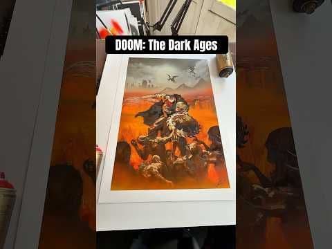 I Made DOOM: The Dark Ages Launch Artwork!