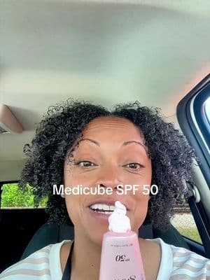 MediCube Collagen Sunscreen SPF 50 gives sun protection, skincare ingredients, and that glow with zero white cast. ✨#tiktokshopglowup #medicube #spf50 #spf #suncreen