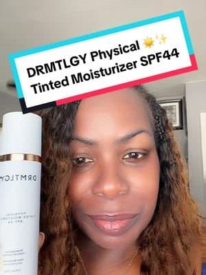 A little tint, a radiant finish, and mineral SPF 44 ✨ Taking DRMTLGY’s Physical Tinted Moisturizer into natural light so you can see the finish up close. Would you wear it alone or under makeup? @DRMTLGY #DRMTLGY #TintedMoisturizer #MineralSunscreen #SPF44 #tiktokshopfalldealsforyou