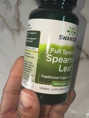 Sometimes the best wellness products are the simplest ones. 🌿✨ Swanson Full Spectrum Spearmint Leaf Capsules deliver 400mg of organic spearmint leaf in an easy-to-take capsule that fits right into your daily routine. Simple. Convenient. Effective. 💚 #TikTokShopFinds #SwansonVitamins #SpearmintLeaf #HerbalWellness #HealthyHabits